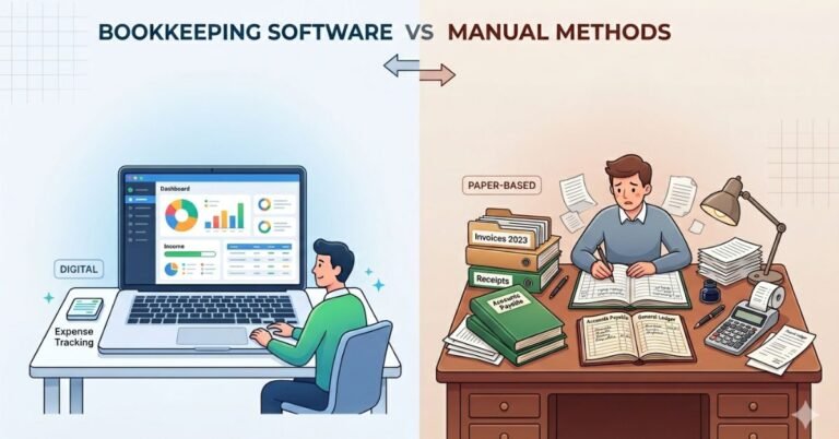 Bookkeeping Software vs Manual Methods: 2026 Comparison