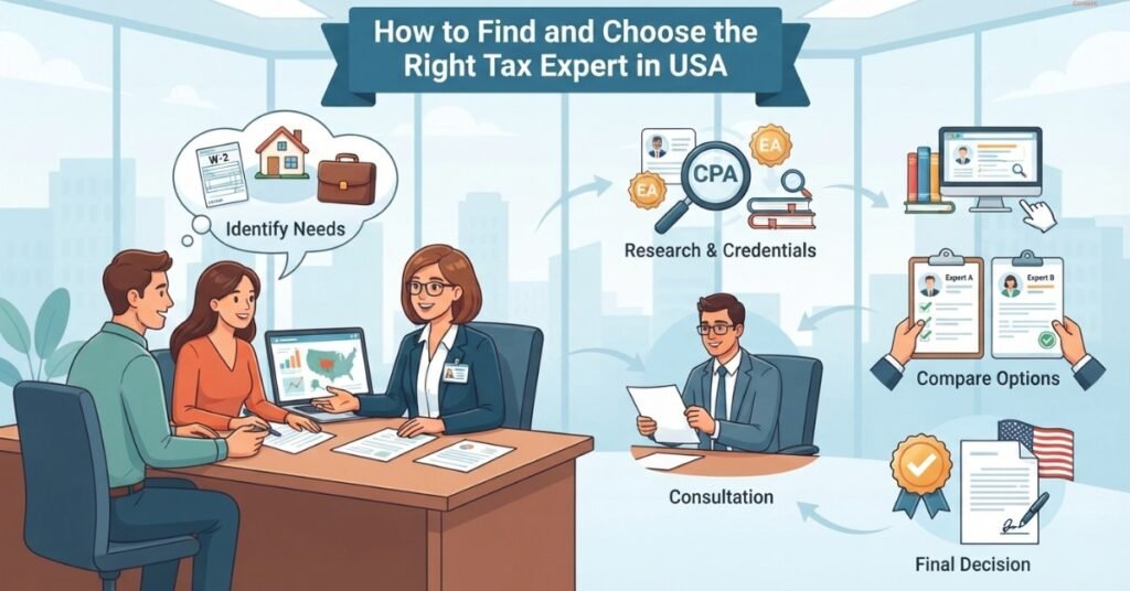 How to Find and Choose the Right Tax Expert in USA